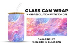 Colorful Liquid Glass Can Wrap Product Image 1