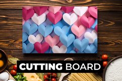 Heart Cutting Board Sublimation Product Image 1