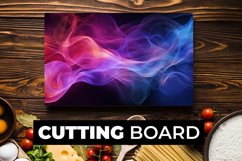 Multicolor Cutting Board Sublimation Product Image 1