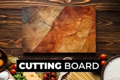 Brown Texture Wall Cutting Board sublimation Product Image 1