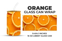 Orange Glass Can Wrap Product Image 1