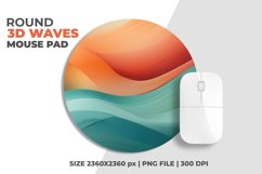 Colorful Splash Round Mouse Pad Product Image 1