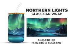 Northern Lights Glass Can Wrap Product Image 1