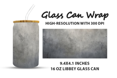 Gray Texture Wall Glass Can Wrap Product Image 1