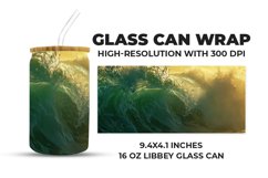 Waves Glass Can Wrap Product Image 1