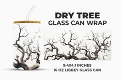 Dry Tree Glass Can Wrap Product Image 1