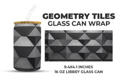 Geometry Tiles Glass Can Wrap Product Image 1