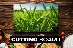 Green Wheat Field Cutting Board sublimation Product Image 1