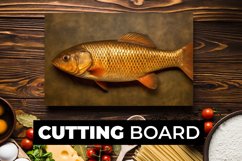 Fish Cutting Board sublimation Product Image 1