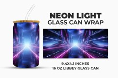 Neon Light Glass Can Wrap Product Image 1