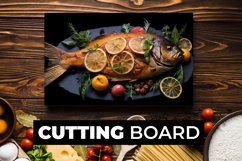 Fish Cutting Board sublimation Product Image 1
