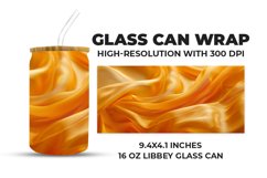 Golden Waves Glass Can Wrap Product Image 1