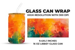 Colorful Glass Can Wrap Product Image 1