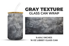 Gray Texture Glass Can Wrap Product Image 1