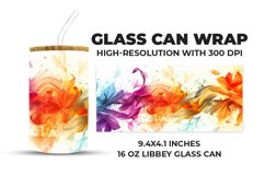 Colorful Glass Can Wrap Product Image 1