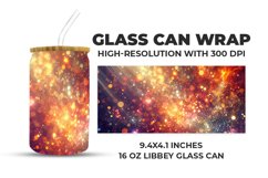 Glittering Lights Glass Can Wrap Product Image 1