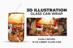 3D illustration Glass Can Wrap Product Image 1