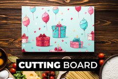 Celebration Cutting Board Sublimation Product Image 1