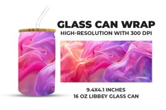 Colorful And Abstract Glass Can Wrap Product Image 1