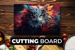 3D Bird Cutting Board Sublimation Product Image 1