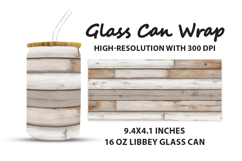 Wooden Wall Glass Can Wrap Product Image 1