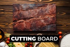 Marble Texture Cutting Board Sublimation Product Image 1