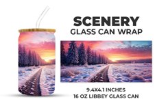 Scenery Glass Can Wrap Product Image 1