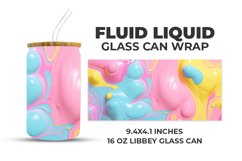 Fluid Liquid Glass Can Wrap Product Image 1