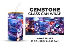 Gemstone Glass Can Wrap Product Image 1