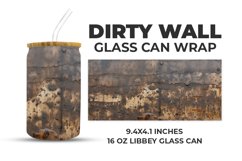 Dirty Wall Glass Can Wrap Product Image 1