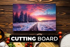 Scenery Cutting Board sublimation Product Image 1