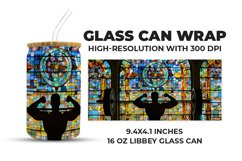 Body Building Glass Can Wrap Product Image 1