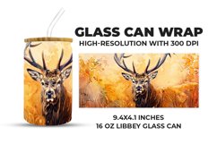 Deer Glass Can Wrap Product Image 1