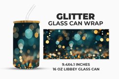 Glitter Glass Can Wrap Product Image 1