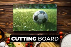 Football Cutting Board Sublimation Product Image 1