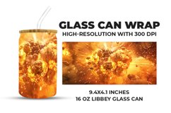 Fire Glass Can Wrap Product Image 1