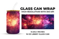 Galaxy Glass Can Wrap Product Image 1