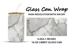 Cracked Wall Glass Can Wrap Product Image 1