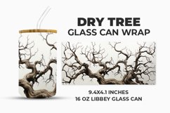 Dry Tree Glass Can Wrap Product Image 1