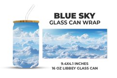 Blue Sky Glass Can Wrap Product Image 1