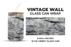 Vintage Wall Glass Can Wrap Product Image 1