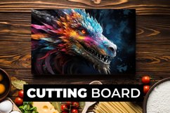 Dragon Cutting Board sublimation Product Image 1