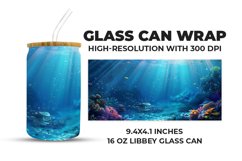 Undersea Glass Can Wrap Product Image 1