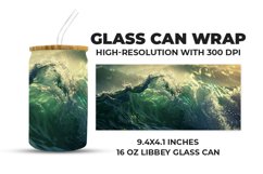 Waves Glass Can Wrap Product Image 1