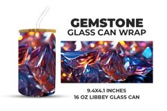 Gemstone Glass Can Wrap Product Image 1