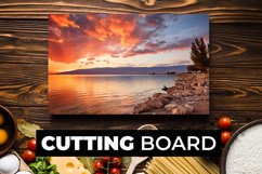 Scenery Cutting Board sublimation Product Image 1