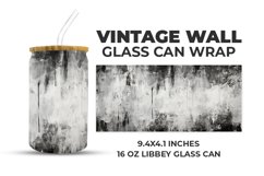 Vintage Wall Glass Can Wrap Product Image 1