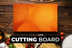 Orange Texture Cutting Board sublimation Product Image 1