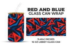 Red And Black Glass Can Wrap Product Image 1