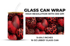 Mix Heart Glass Can Wrap Product Image 1